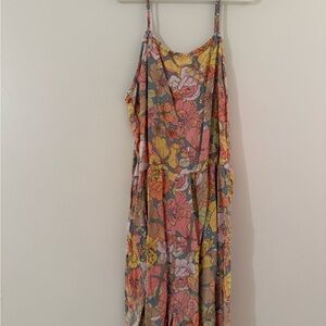O'Neill Vibrant Floral Spaghetti Strap Dress